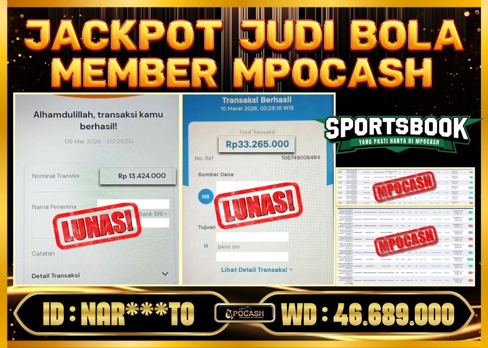 MPOCASH JACKPOT JUDI BOLA